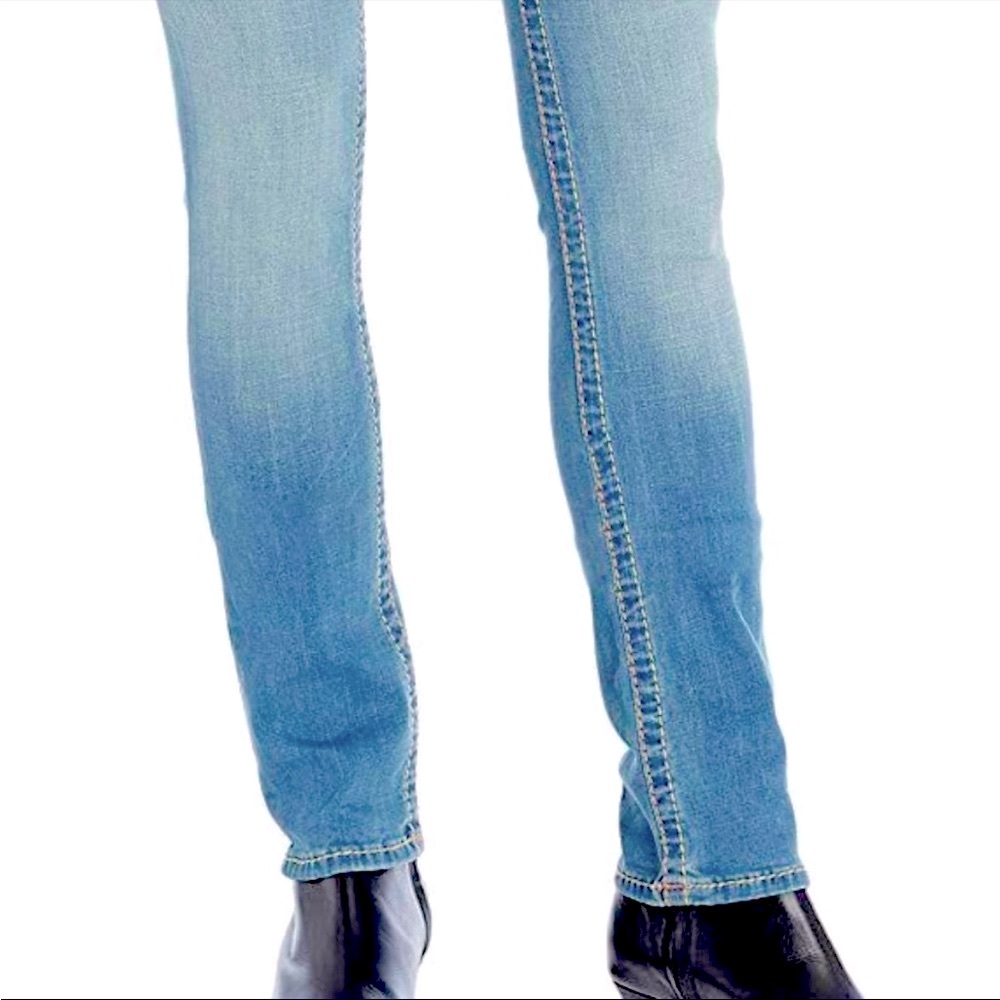 NWOT True Religion slim straight jeans. - Picture 3 of 7